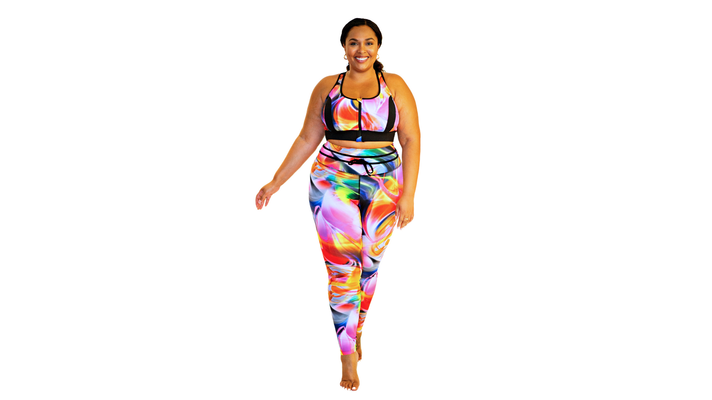 Neon Nirvana Goddess Fit Bra